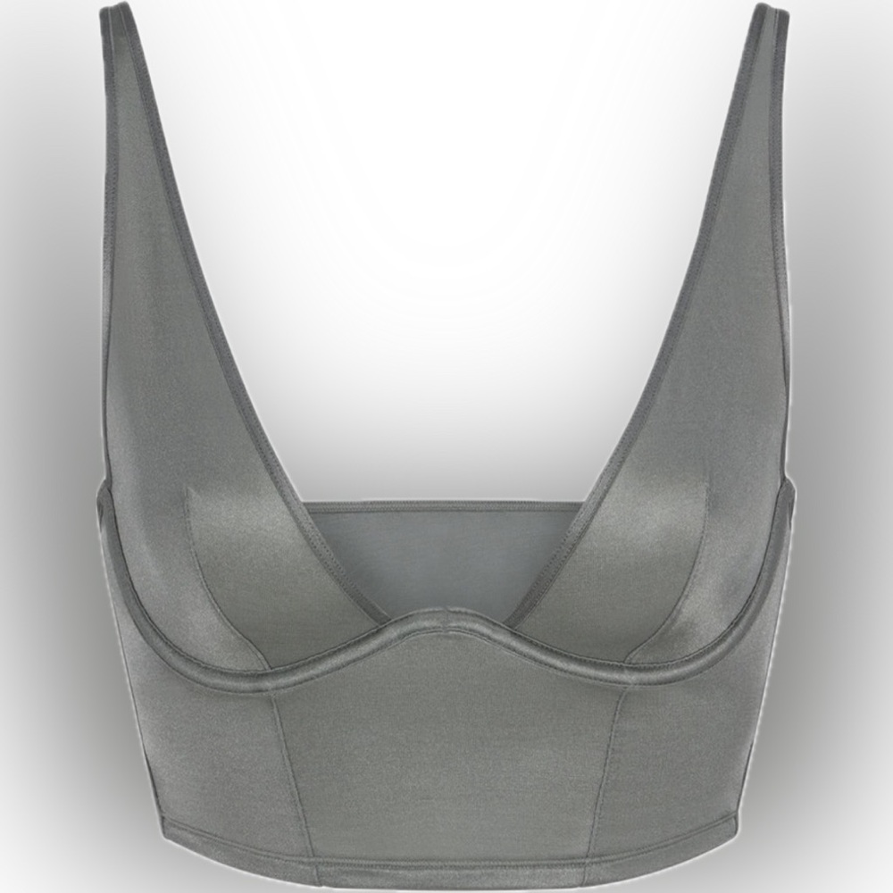 (1) or both Skims Glissenette Corset Bralette – Black or Gray | Size Small |